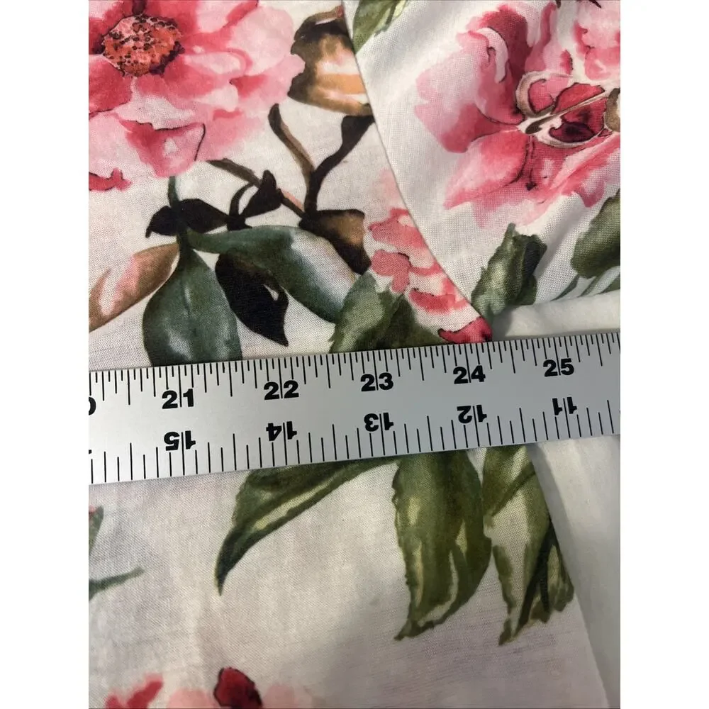Show Me Your Mumu Womens Kimono Open Front Top One Size Floral Cover Up Boho